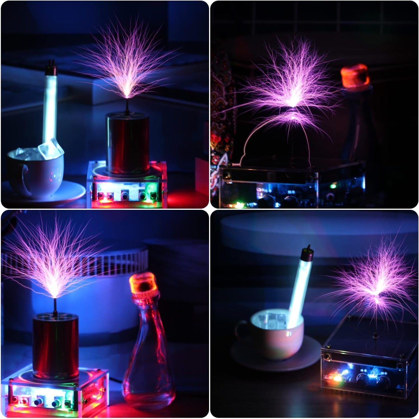 Tesla Coil Wireless Transmission Demonstration Tool Lamp Glow Tube Neon Light YS12