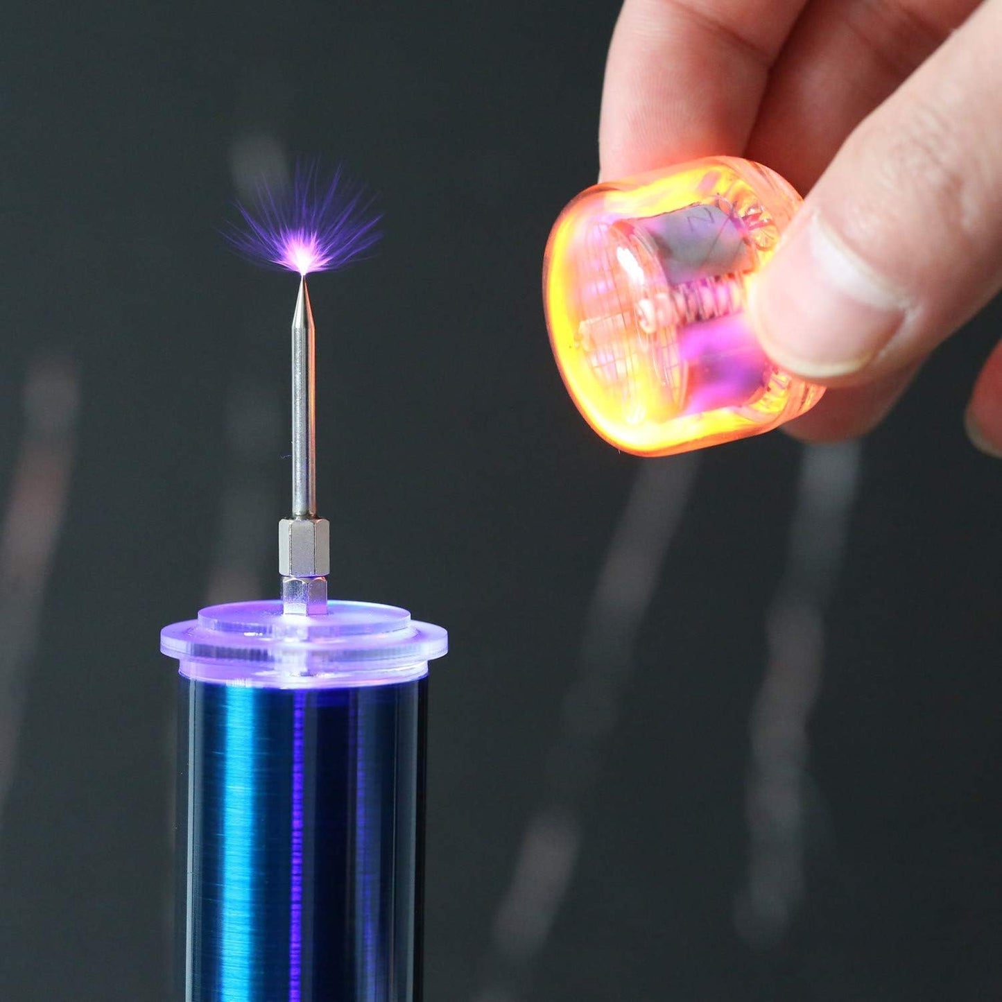 Tesla Coil Wireless Transmission Demonstration Tool Lamp Glow Tube Neon Light YS12